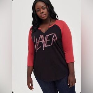 🖤TORRID 2021 SLAYER BASEBALL TOP SIZE 2X🖤